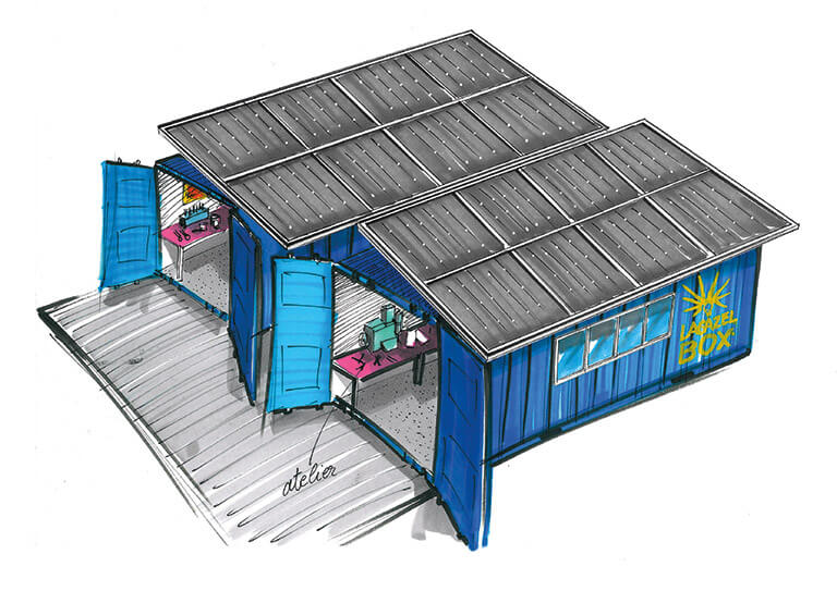 esquisse projet lbox